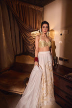 Load image into Gallery viewer, Organza Floral Embroidery Legenha with Blouse &amp; Dupatta (full set)
